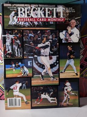 January 1996 ⚾ Atlanta Braves World Series Champs 🏆 Beckett Baseball Magazine